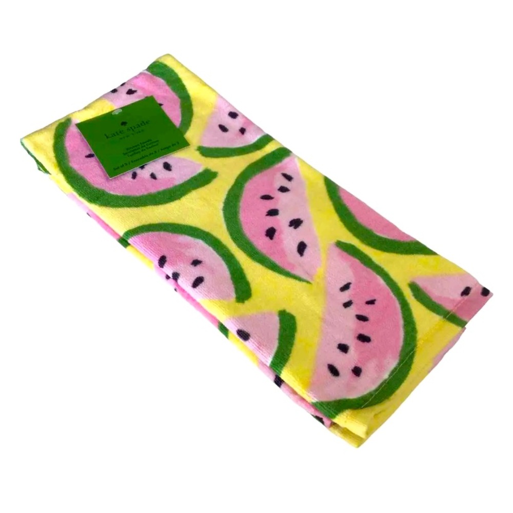 NWT KATE SPADE Watermelon Kitchen Towels - Set of 2